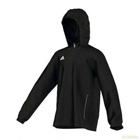 Adidas Core F Youth Rain Jacket (7-8) (Black/White)