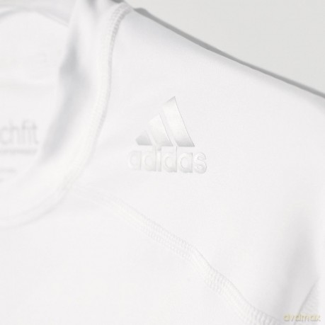 Adidas TechFit Base Layer Long Sleeve T-Shirt (Medium) (Black)
