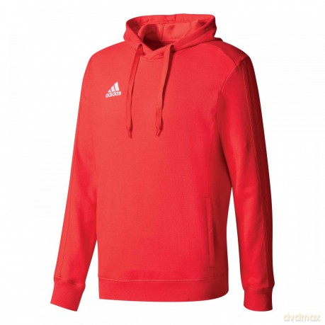 Adidas Tiro 17 Hoodie (Medium) (Scarlet/White)