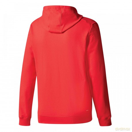 Adidas Tiro 17 Hoodie (Small) (Scarlet/White)