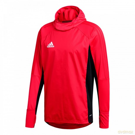 Adidas Tiro 17 Warm Top (Medium) (Scarlet/White)