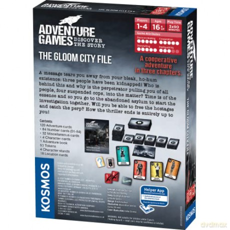 Adv Game  The Gloom City File [GRA PLANSZOWA]