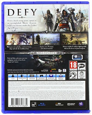 Assassin's Creed IV (4) Black Flag (Playstation Hits) [GRA PS4]
