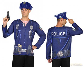 Atosa Fancy Dress - Policeman 3D T-Shirt