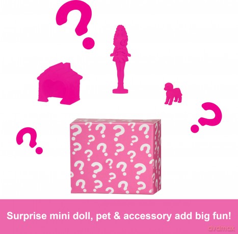 Barbie - Mini Barbieland Dream House (Curved Pink Slide)