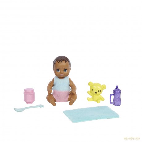 Barbie - Skipper Babysitter (Brown Hair Doll with Baby Doll)