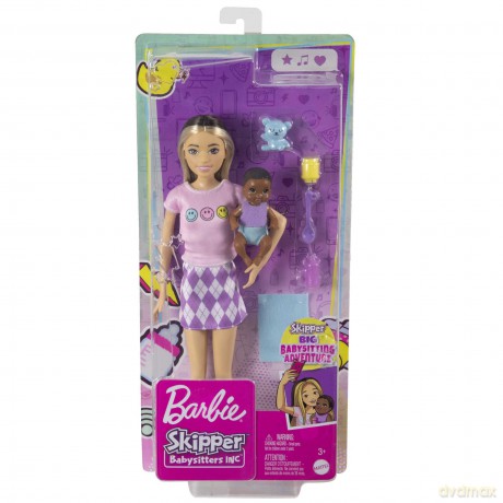 Barbie - Skipper Babysitter Two-tone Hair Doll with Baby Doll