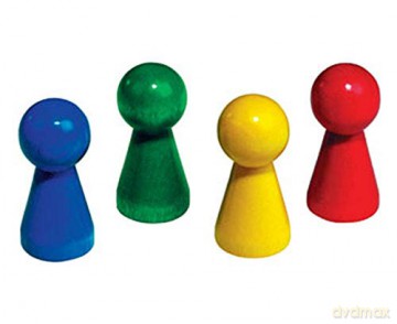Betzold - 1870 Giant Wooden Cone Set Blue (20-Piece)