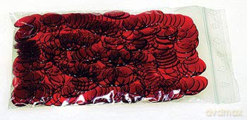 Betzold - 1887 Transparent Counter Set (250-Piece) Red