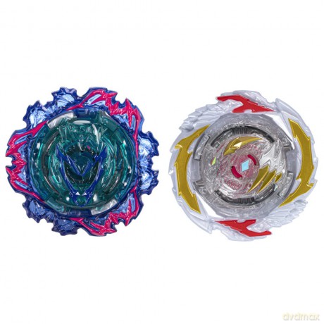 Beyblade Burst - Quad Strike - (Ambush Achilles A8 vs Gambit Dragon D8)