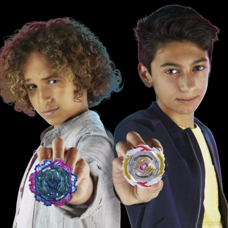 Beyblade Burst - Quad Strike - (Ambush Achilles A8 vs Gambit Dragon D8)