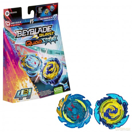 Beyblade Burst - Quad Strike - (Homet Helids H8 vs Tidal Pandora Epic P8)