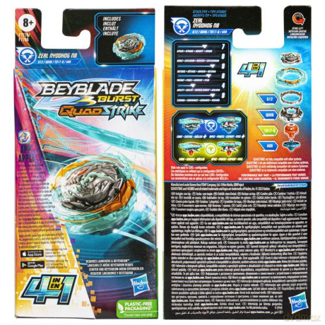 Beyblade Burst Quadstrike - Zeal Nyddhog