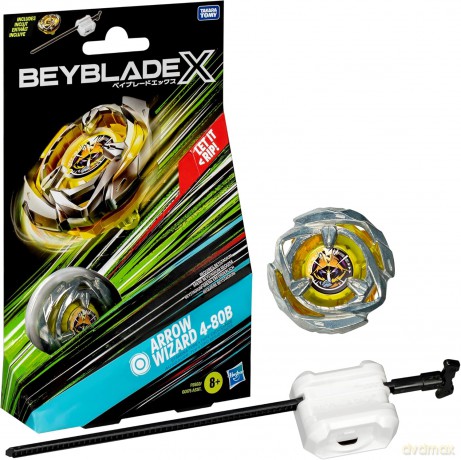 Beyblade X - Zestaw startowy Arrow Wizard 4-80B żółty - G0175 F9582