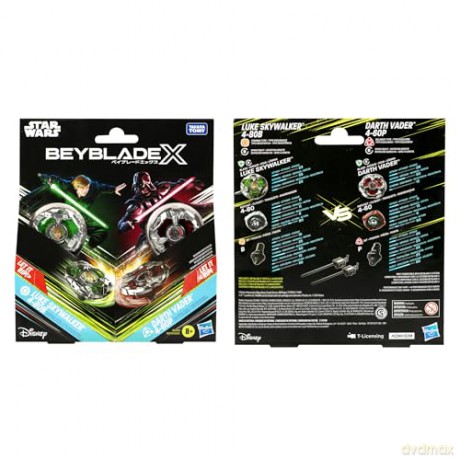 Beyblade X - Dual Pack - Luke Skywalker 4 -80B (Stamina) vs Darth Vader 4-60B (Balance)