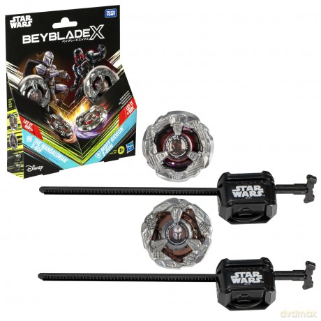 Beyblade X - Dual Pack - The Mandalorian 3-60F (Attack) vs Moff Gideon 3-80N (Defense)