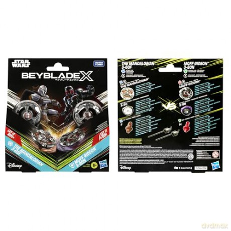 Beyblade X - Dual Pack - The Mandalorian 3-60F (Attack) vs Moff Gideon 3-80N (Defense)