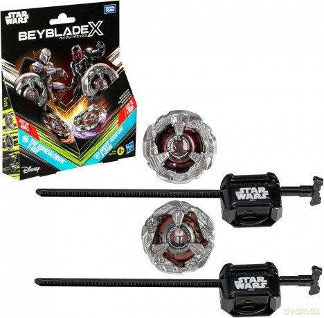 Beyblade X - Dual Pack - The Mandalorian 3-60F (Attack) vs Moff Gideon 3-80N (Defense)