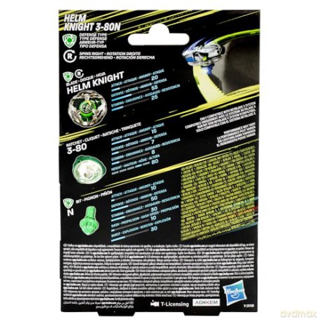Beyblade X - Helm Knight 3-80N (Defense)