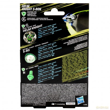 Beyblade X - Helm Knight 3-80N (Defense)