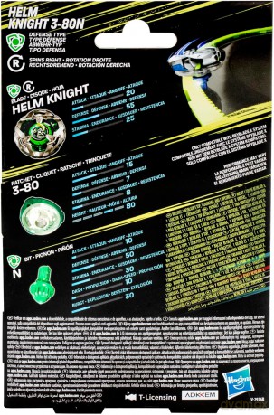 Beyblade X - Helm Knight 3-80N (Defense)