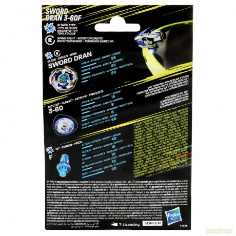Beyblade X - Sword Dran 3-60F (Attack)