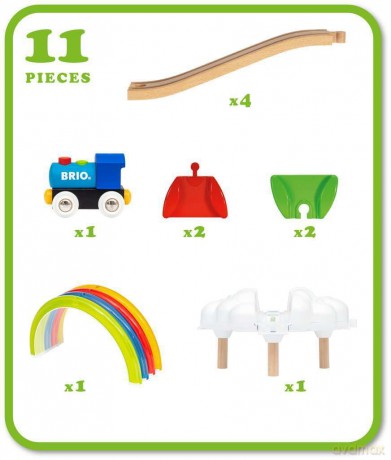 BRIO - My first Railway Lit Rainbow Bridge