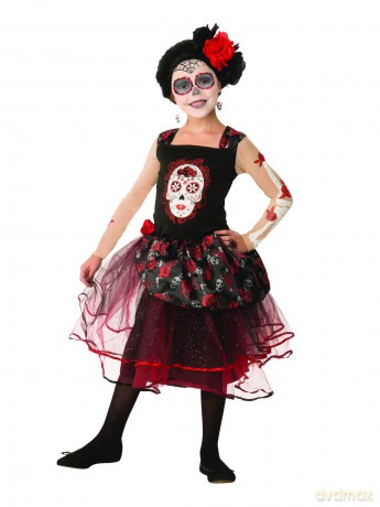 Bristol Novelty Forum Novelties 76402 Rose Senorita Costume (L)
