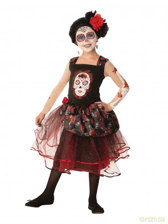 Bristol Novelty Forum Novelties 76402 Rose Senorita Costume (L)
