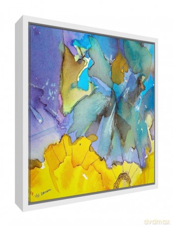 Close up Petals Large Canvas