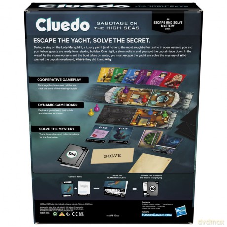Cluedo Sabotage On The High Seas [GRA PLANSZOWA]
