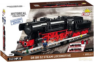 Cobi - Historical Trains - Steam Locomotive DRB 52 Executive Edition 2 In 1 2,263 pcs (Not For Sale In Hungary)