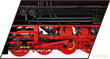 Cobi - Historical Trains - Steam Locomotive DRB 52 Executive Edition 2 In 1 2,263 pcs (Not For Sale In Hungary)