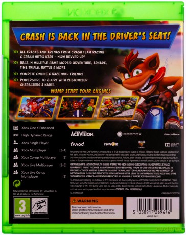 Crash Team Racing: Nitro Fueled [GRA XBOX ONE]