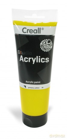 Creall 250 ml 06 Primary Yellow Havo Studio Acrylics Paint Tube