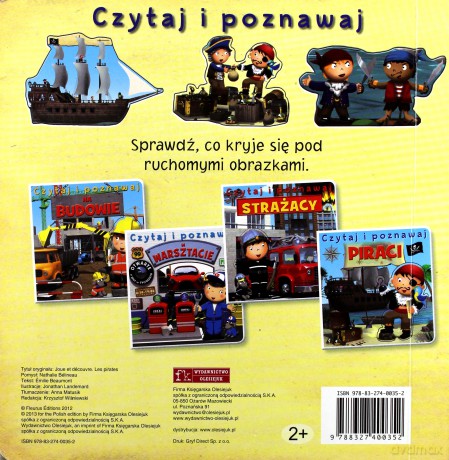 Czytaj i poznawaj - Piraci [KSIĄŻKA]