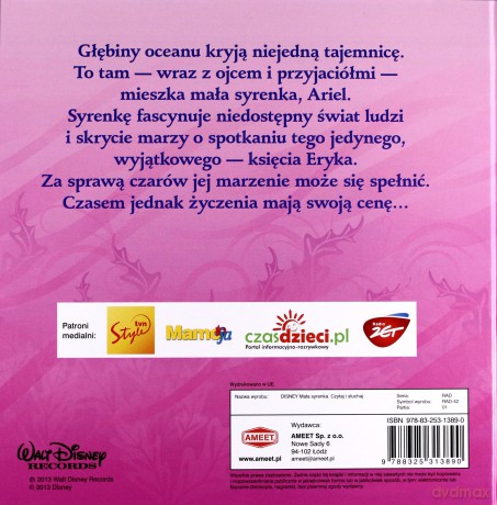 Czytaj i słuchaj - Mała syrenka [KSIĄŻKA]