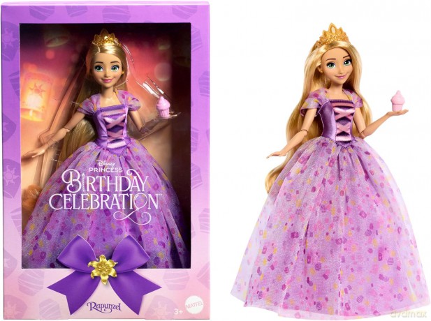 Lalka Księżniczka Roszpunka Princess - Birthday Celebration Doll - Rapunzel