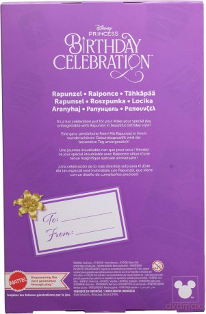 Lalka Księżniczka Roszpunka Princess - Birthday Celebration Doll - Rapunzel