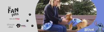 Dog Premium Collar M/L Stitch