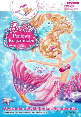 Czytam i naklejam. Barbie perłowa księżniczka [KSIĄŻKA]