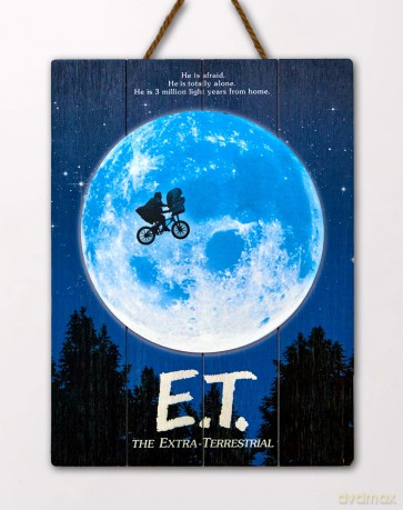 E.T. The Extra Terrestrial WoodArts 3D Print
