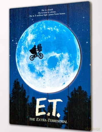 E.T. The Extra Terrestrial WoodArts 3D Print