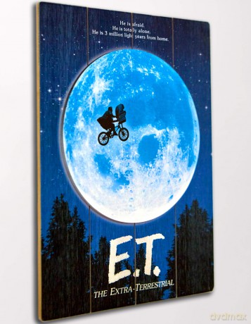 E.T. The Extra Terrestrial WoodArts 3D Print