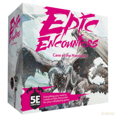 Epic Encounter RPG set : Cave of the Manticore [GRA PLANSZOWA]