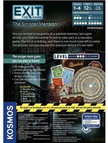 EXiT: The Sinister Mansion [GRA PLANSZOWA]