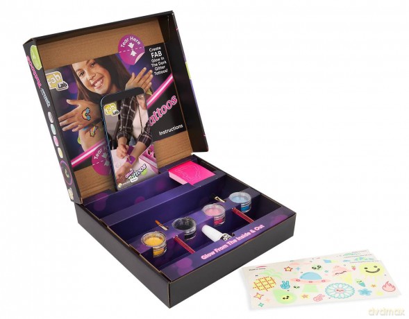 FabLab - Glow In The Dark Glitter Tattoos