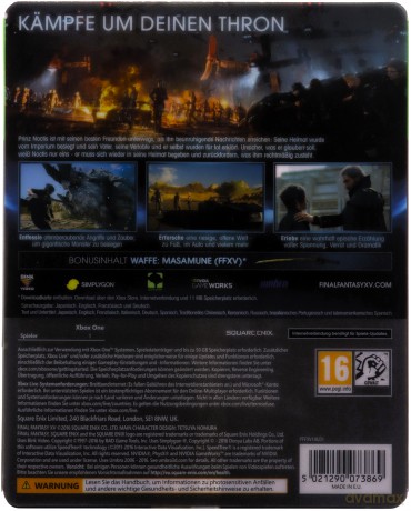 Final Fantasy XV (15) - Special Edition (Steelbook) (Multi Lang in game) [GRA XBOX ONE]