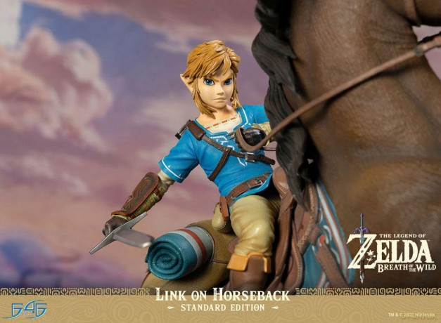 First4Figures - The Legend Of Zelda: Breath Of The Wild (Link On Horseback) RESIN Statue [FIGURKA]