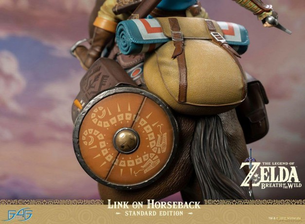 First4Figures - The Legend Of Zelda: Breath Of The Wild (Link On Horseback) RESIN Statue [FIGURKA]